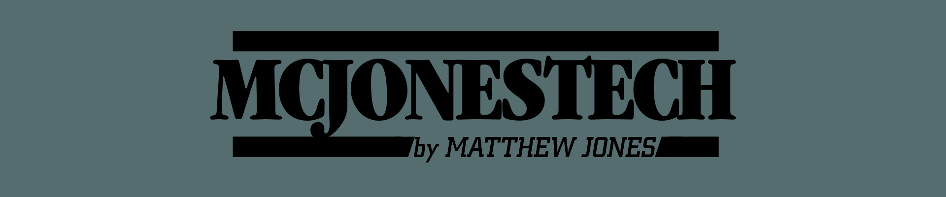 McJonesTech Banner
